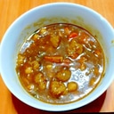 保温調理鍋で作るひよこ豆とすじ肉のカレースープ